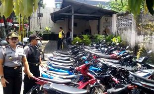 43 Pemuda Konvoi di Jalan Kampung Jebres Solo Dilepas, Motor Ditahan