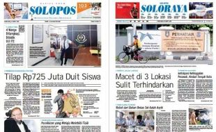 SOLOPOS HARI INI : Dana Program Indonesia Pintar Diselewengkan hingga Titik Macet Pembangunan Flyover