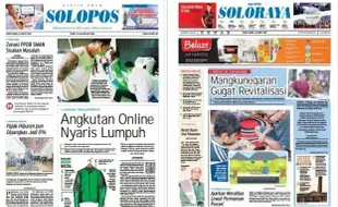 SOLOPOS HARI INI : Ojek Online Mogok Bersama hingga Mangkunegaran Keberatan Terkait De Tjolomadoe