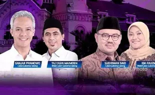 PILKADA 2018 : Ganjar Pranowo Ngaku Baik Hati, Sudirman Said Ngaku Lucu