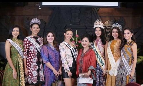 3 Ratu Kecantikan Dunia Rayakan Hari Perempuan Sedunia di Indonesia