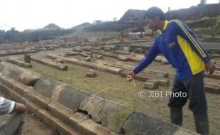 BPCB Jateng Rekonstruksi Bebatuan Situs Liangan