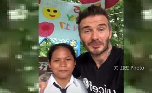 AGENDA SEMARANG : Siswi SMP di Semarang Ini "Bajak" Akun IG David Beckham