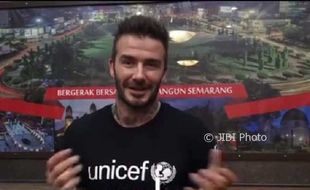 AGENDA SEMARANG : Beckham Beri Ucapan Selamat Ultah buat Kota Semarang