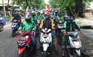 Ratusan Ojek Online Jogja Gelar Konvoi, Ini Tujuan Mereka