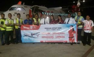 Wings Air Buka Penerbangan Semarang-Lombok