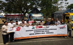 ACT Solo dan Semarang Kirim 9 Truk Bantuan ke Sulteng dan Lombok