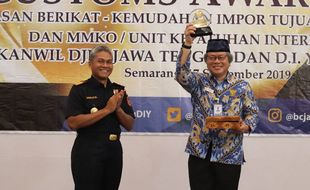 Customs Award Bea Cukai Jateng dan DIY Peroleh Apresiasi Ombudsman