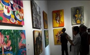 17 Negara Ikuti Pameran Seni Rupa di Borobudur