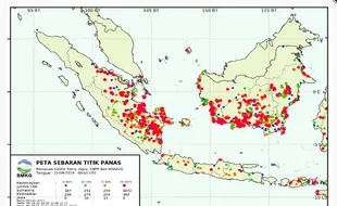 BMKG: Ribuan Titik Panas Terpantau, Sumatra Terparah