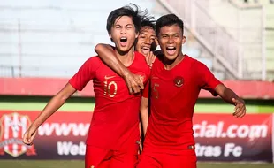 Indonesia U-19 Unggul Telak dari China di Babak Pertama