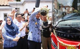 Terdampak Pandemi, Operasional Bus Trans Jateng di Sragen Mundur