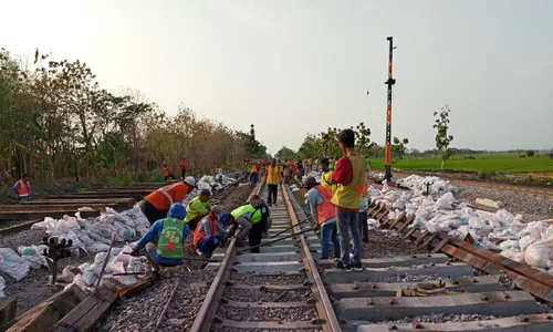 Jalur Ganda Stasiun Geneng-Babadan Siap Dilewati, Masyarakat Diminta Waspada di Perlintasan KA