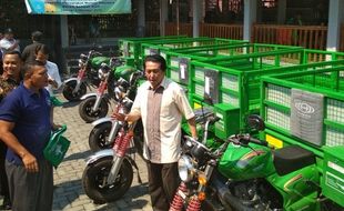 35 Motor Pengangkut Sampah Ditebar KLHK di Demak, Jepara, dan Kudus