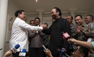 Surya Paloh Kunjungi Prabowo Subianto di Hambalang Besok