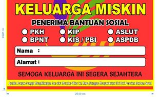 Rumah Keluarga Miskin di Klaten Dipasangi Stiker, Untuk Apa?