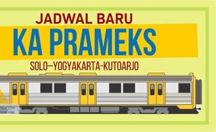 Jadwal Baru KA Prameks Per 1 Desember 2019