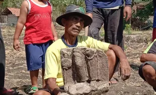 Bajak Sawah, Warga Ponorogo Malah Temukan Arca