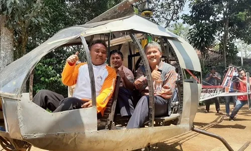 Google Tertarik, Rupanya Helikopter Buatan Sukabumi Belum Bisa Diuji