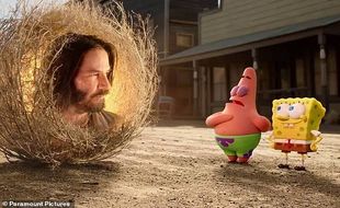 Keanu Reeves Jadi Cameo di Film Terbaru Spongebob Squarepants