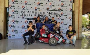 Mobil Listrik ITNY Sabet Juara II Umum Tingkat Nasional