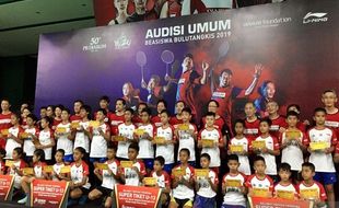 Audisi Umum Bulu Tangkis PB Djarum Loloskan 55 Peserta ke Tahap Karantina