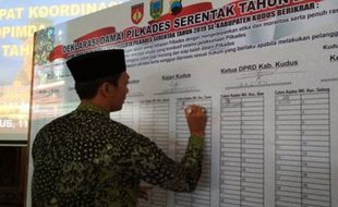 285 Calon Kades di Kudus Ngaku Siap Kalah