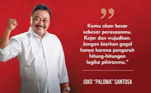 Joko Paloma: Kurangi Pengangguran, Bekali Jiwa Wirausaha