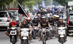 Gunakan Knalpot Brong, Konvoi Pesilat Dibubarkan Polisi Karanganyar