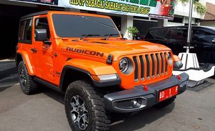 Perdana, Jeep Rubicon Bupati Karanganyar Dibawa Saat Rapat Paripurna