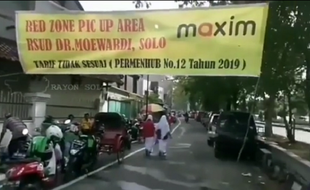 Tarif Dituding Terlalu Murah, Maxim Dilarang Ambil Penumpang di RSUD Moewardi Solo