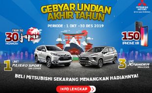 Mitsubishi Geber Promo Akhir Tahun, Ini Syaratnya