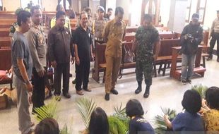 Pimpinan Daerah Temanggung Datangi Gereja-Gereja