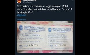 Viral Tarif Parkir Supermahal, UPT Malioboro Jogja Klaim Ilegal