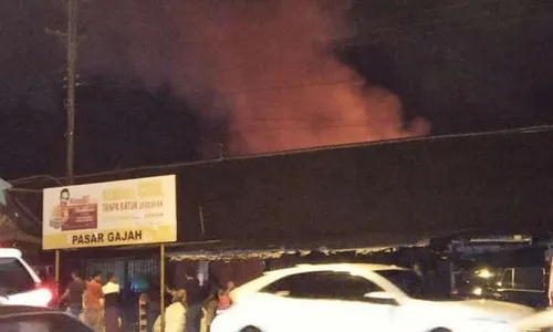 Pasar Gajah Demak Terbakar Lagi