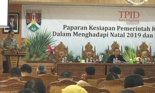 Begini Magelang Bersiap Songsong Natal dan Tahun Baru