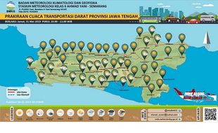 BMKG Banjarnegara Siapkan Info Cuaca Jateng