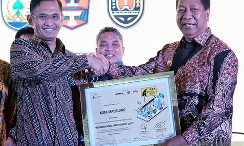 Catatkan Prestasi Keselamatan Berkendara, Kota Magelang Raih IRSA 2019