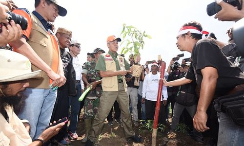 3.500 Pohon Ditanam di Pegunungan Patiayam Kudus