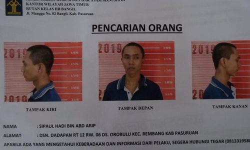 Delapan Petugas Diperiksa Terkait Tahanan Rutan Bangil yang Kabur