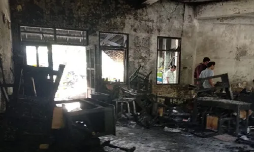 SDN Pekunden Semarang Terbakar, Kegiatan Siswa Diklaim Tak Terganggu