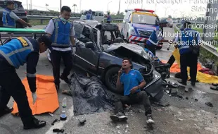 Ibu dan Dua Anaknya Meninggal dalam Kecelakaan di Tol Pandaan Pasuruan