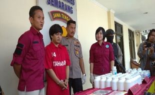 Edarkan Sabu-Sabu & Ekstasi, Penjual Es Puter di Semarang Diancam Hukuman Seumur Hidup