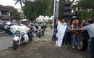 Ratusan Moge Sambangi Salatiga, Ada Apa?