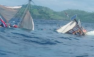 Kapal Pinisi Karam di Labuan Bajo, Rombongan Wartawan Peliput Jokowi Selamat