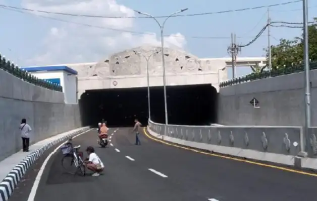 Ada Potensi Tsunami, Buka Tutup Jalan Diberlakukan di Underpass YIA saat Lebaran