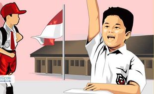 Pandemi, Siswa di Sragen Harus Pakai Seragam Saat Sekolah Daring