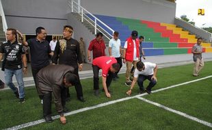 Persiapan Piala Dunia U-20, Kementrian PUPR dan PSSI Tinjau Lapangan