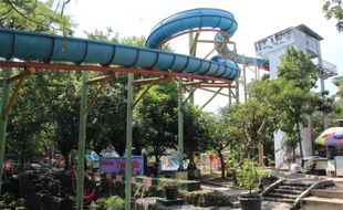 Fasilitas OMAC Tulung Klaten Rusak di Mana-Mana, Waterslide Mangkrak sejak 2009