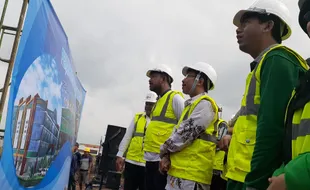 Proyek Pembangunan Pasar Legi Ponorogo Akan Dikerjakan Full 24 Jam